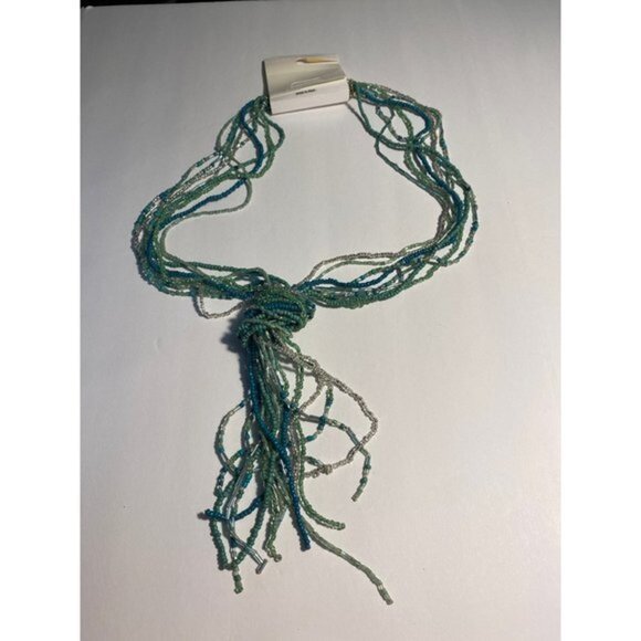 Multi Strand Beaded Necklace Women’s Multicolor - Picture 7 of 8